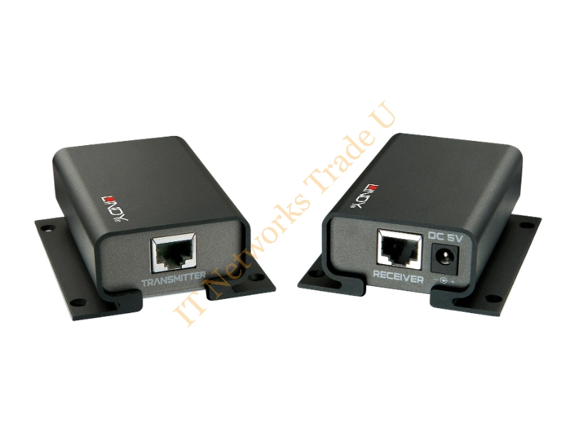 Lindy 42700 AV transmitter & receiver Black AV extender