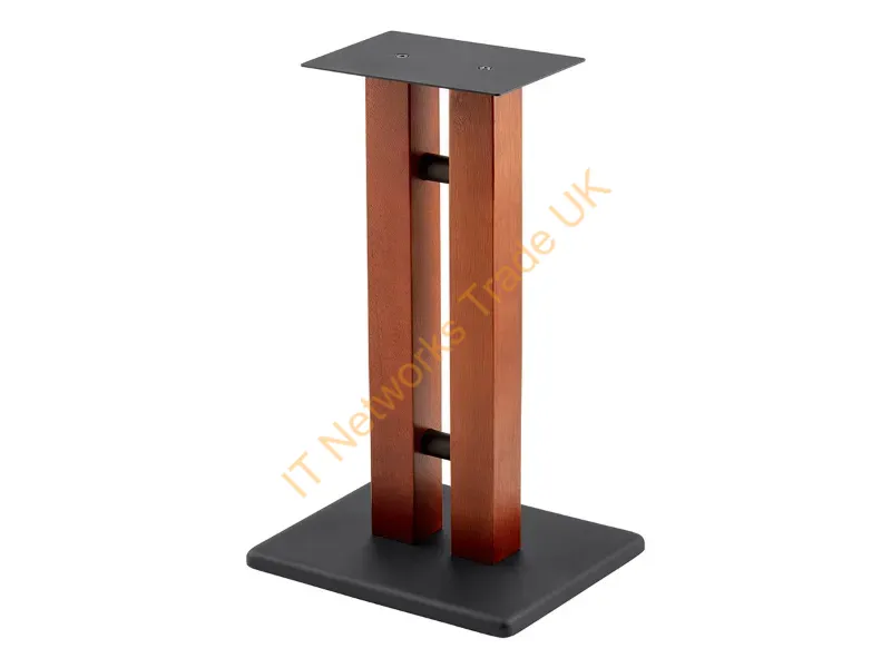 42834 - Monoprice 42834 Speaker Mount Floor Wood Black, Wood