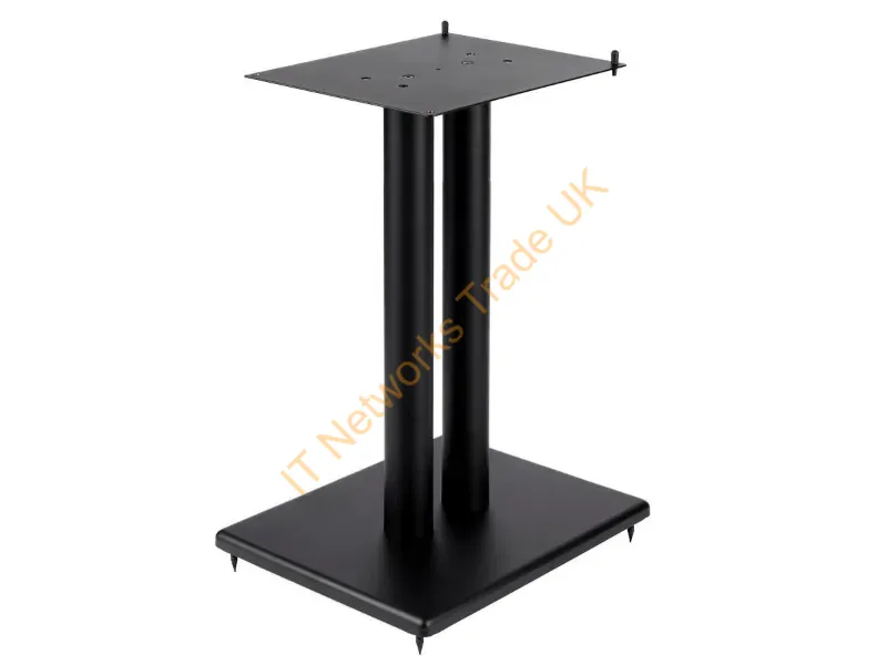 42836 - Monoprice 42836 Speaker Mount Floor Mdf, Steel, Wood Black