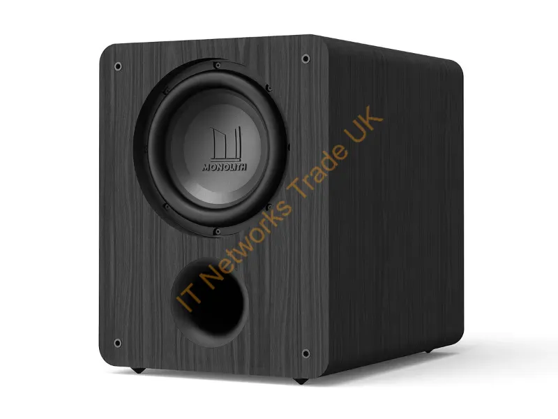 42843 - Monoprice Monolith M10 Black Active Subwoofer 500 W