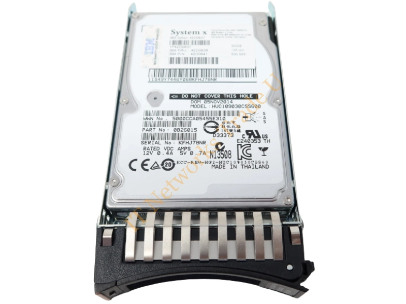 42D0639 - IBM 300GB SAS 2.5" 300GB SAS internal hard drive