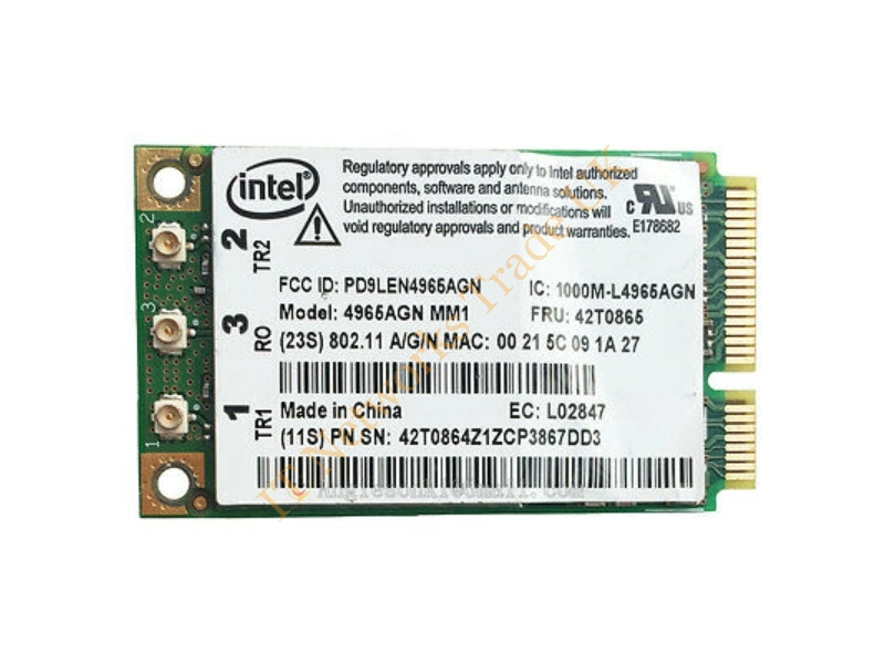 42T0873 IBM Lenovo Wireless Wi-Fi Link 4965AGN for ThinkPad Wireless LAN Card