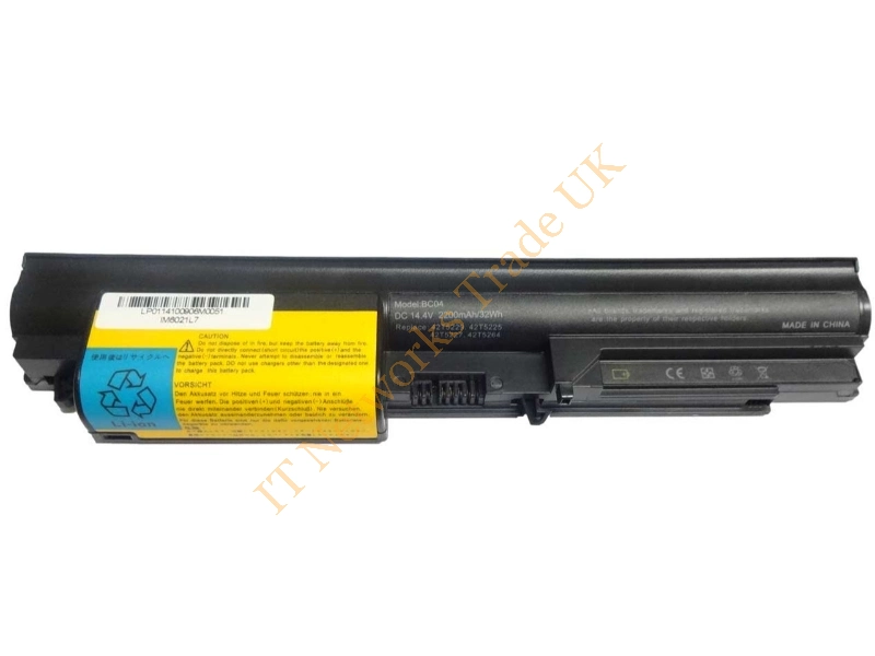 42T4654 Lenovo 4-CELL Li-Ion Battery for ThinkPad T400 R400 T61 R61 Laptop Battery