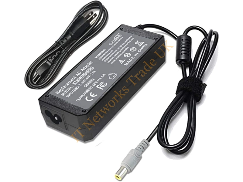 42T5295 Lenovo 90-Watts 20 Volt AC Adapter for ThinkPad T60 . Power Cable not Included Power Adapter