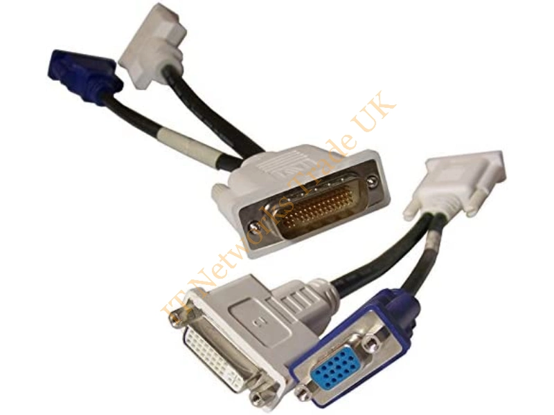 42Y8183 Lenovo DONGLE DMS Dual DMS-59 to Single VGA&Single DVI Cable D-Sub Cable