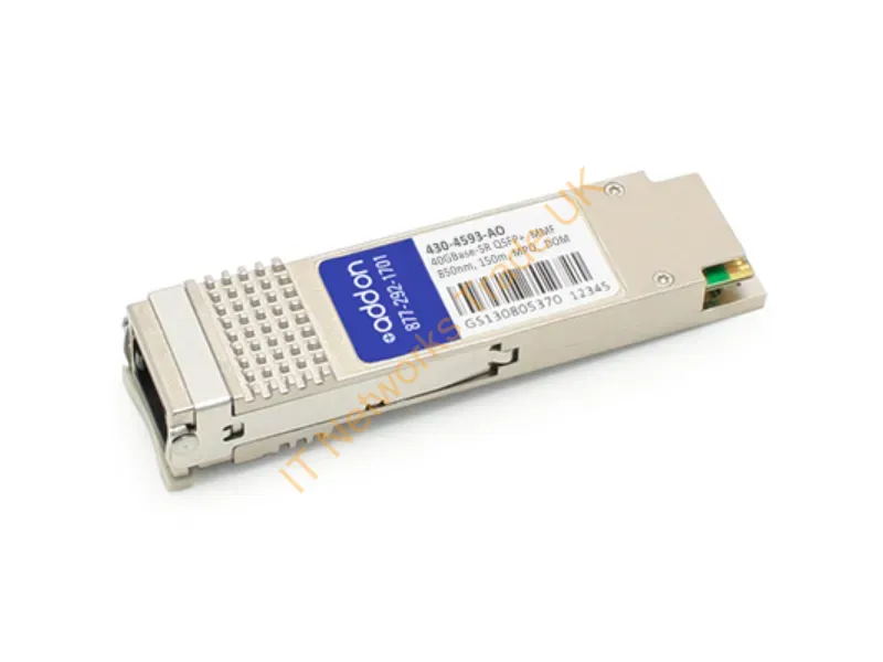 430-4593-AO - Addon Networks 430-4593-Ao Network Transceiver Module Fiber Optic 40000 Mbit/S Qsfp+ 850 Nm