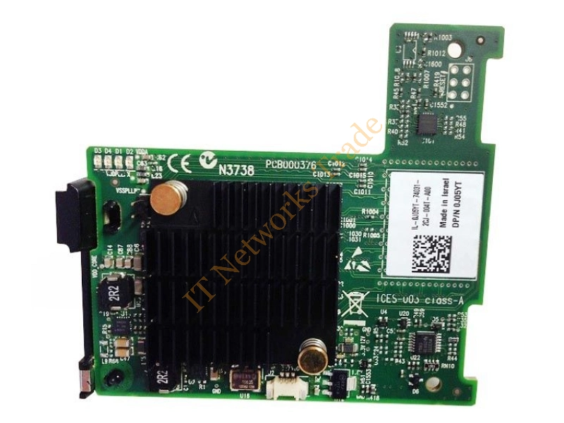 430-4672 Dell Mellanox MCX380A-QCAA ConnectX-3 Dual Port QDR 40Gb/s Blade Mezzanine Adapter Server Accessory