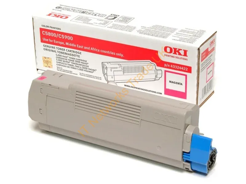 OKI 43324422 Toner magenta, 5K pages @ 5% coverage Accessory