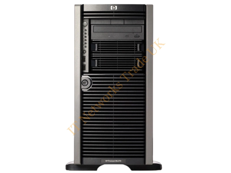 433751-001 HP ProLiant ML370 G5- 1x Intel -Xeon Quad Core E5320/1.86GHz 2GB Ram 48x CD-ROM Gigabit Ethernet 5u Rack Server Server System