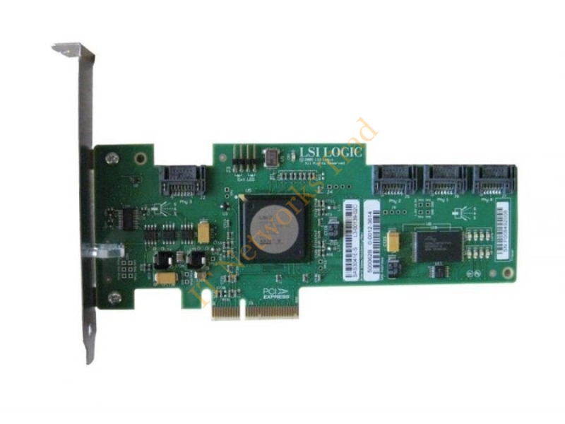 433906-001 HP PCI Express Quad-Port SAS/SATA 3GB/s RAID Controller Host Bus Adapter