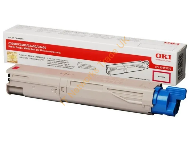 OKI 43459330 Toner magenta, 2.5K pages @ 5% coverage Accessory