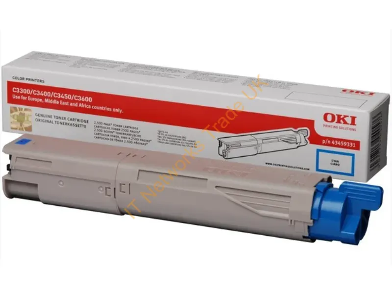 OKI 43459331 Toner cyan, 2.5K pages @ 5% coverage Accessory