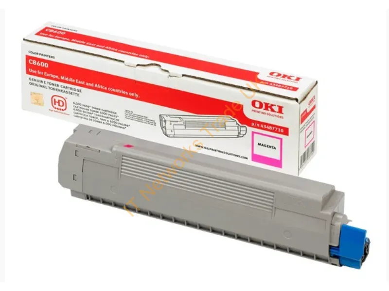 OKI 43487710 Toner magenta, 6K pages @ 5% coverage Accessory