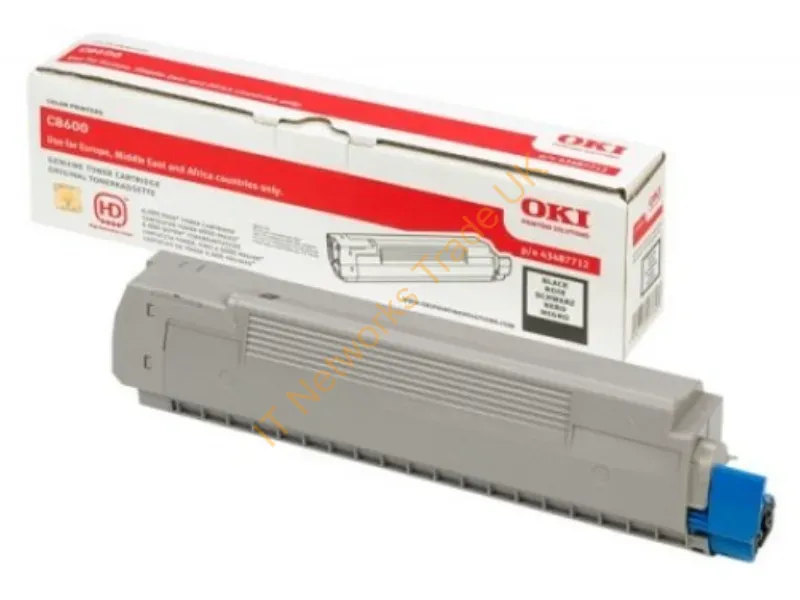 OKI 43487712 Toner black, 6K pages @ 5% coverage Accessory
