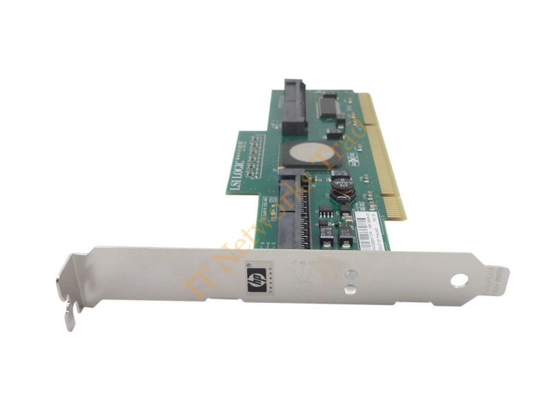 435709-001 HP 64Bit 133MHz PCI-X Dual Channel SAS-SATA Controller Host Bus Adapter Raid Controller