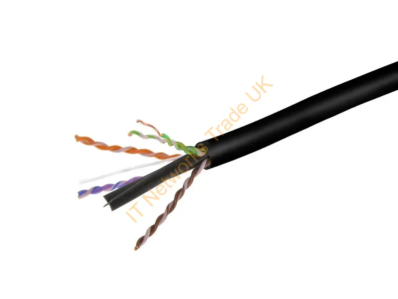 43701 - Monoprice 43701 Networking Cable Black 6000" (152.4 M) Cat6 U/Utp (Utp)