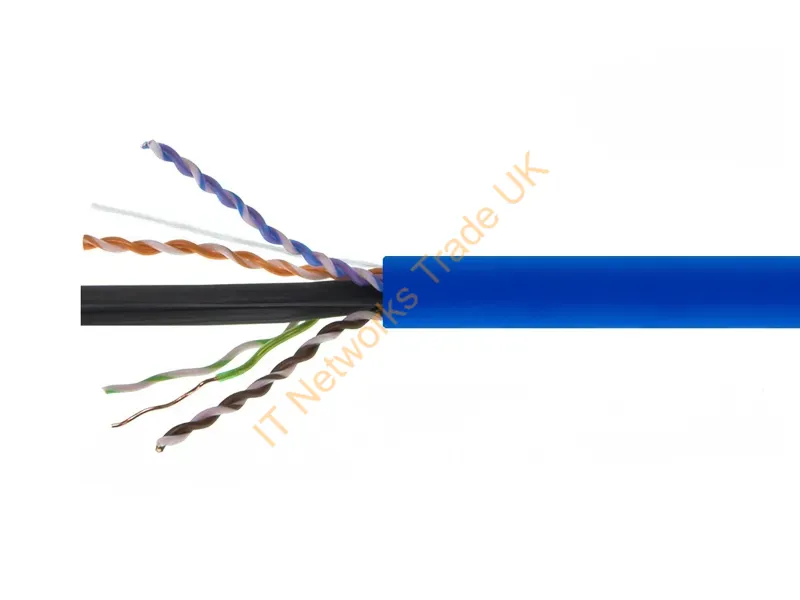43704 - Monoprice 43704 Networking Cable Blue 6000" (152.4 M) Cat6A U/Utp (Utp)