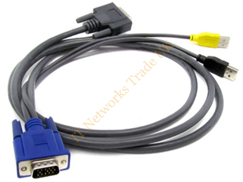 SKU: 438611-002 - HP - 6ft KVM Cable - Retail Processor