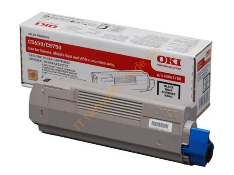 OKI 43865708 Toner black, 8K pages @ 5% coverage Accessory