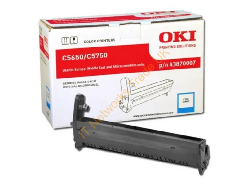 43870007 - OKI Drum Unit 43870007 - Cyan
