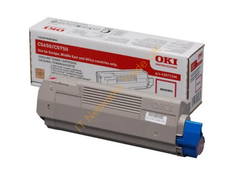 OKI 43872306 Toner magenta, 2K pages @ 5% coverage Accessory
