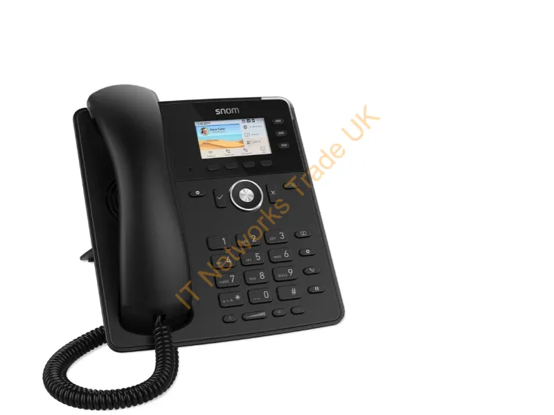 4397 - Snom Tischtelefon D717 IP phone Black 3 lines TFT