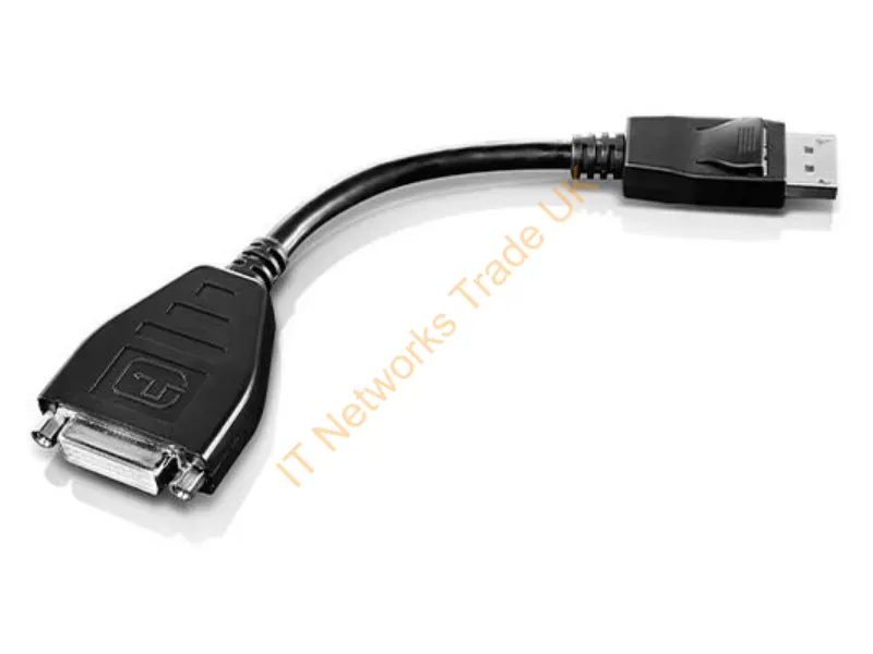43N9160 IBM / Lenovo Display Port to Single-Link DVI-D Monitor Cable Connector