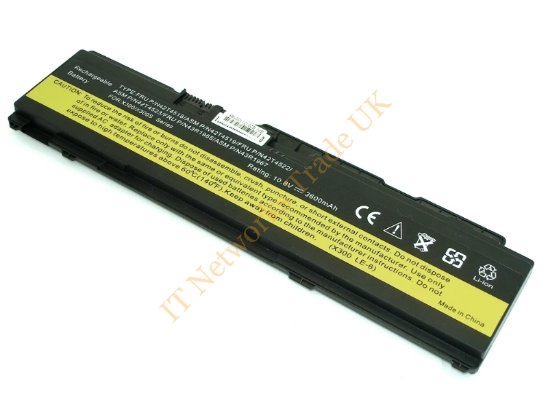 43R1965 IBM Lenovo 3-Cell Li-Ion Battery 49 for ThinkPad X300 Series Laptop Battery