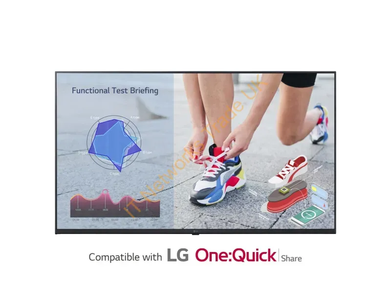 43UL3J-M - Lg 43Ul3J-M Signage Display Digital Signage Flat Panel 43" Lcd Wi-Fi 300 Cd/M 4K Ultra Hd Blue Webos 16/7