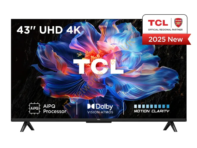 43V6C - TCL V6C 43V6C TV 109.2 cm (43") 4K Ultra HD Smart TV Wi-Fi Metallic 260 cd/m�