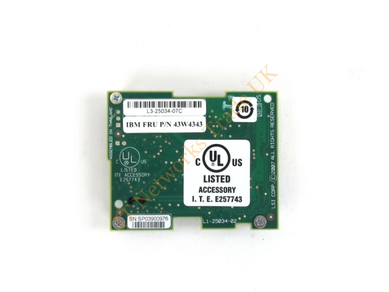 43W4343 IBM ServeRAID MR10M Battery Carrier Board Batteries Miscellaneous