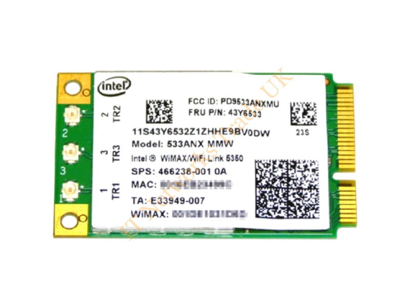 43Y6533 IBM Lenovo WLAN WiMAX Wi-Fi Combo Card Wireless LAN Card