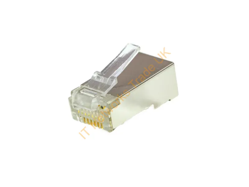 44-751-8C6SH - Weltron 44-751-8C6Sh Wire Connector Rj-45 Silver, Translucent