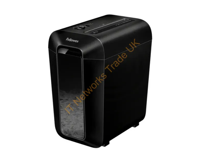 4400601 - Fellowes LX Series Paper Shredder LX65 10 Sheet Cross Cut Shredder with 22 Litre Bin High Security P4
