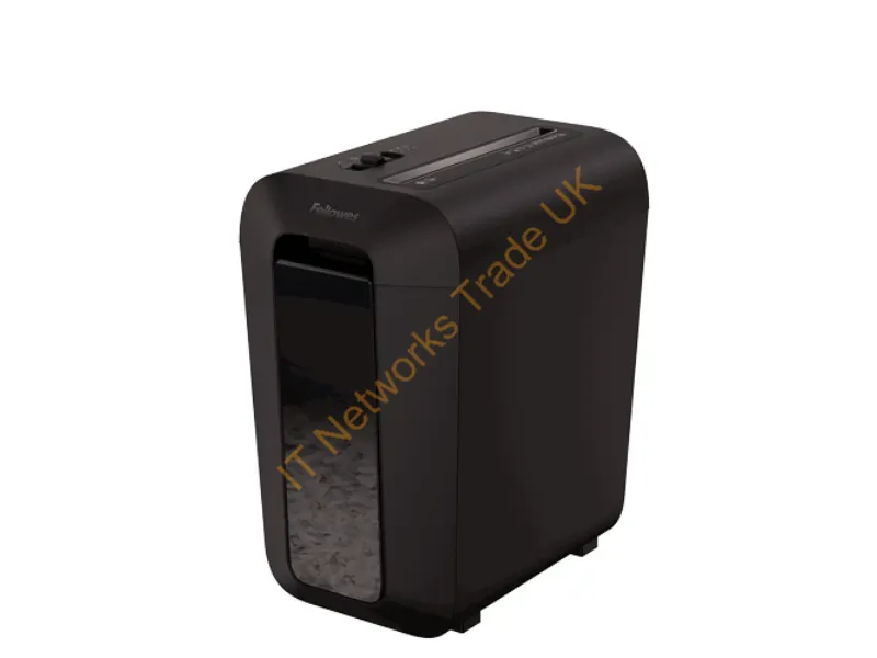 4400701 - Fellowes LX65 paper shredder Cross shredding 4 cm Black