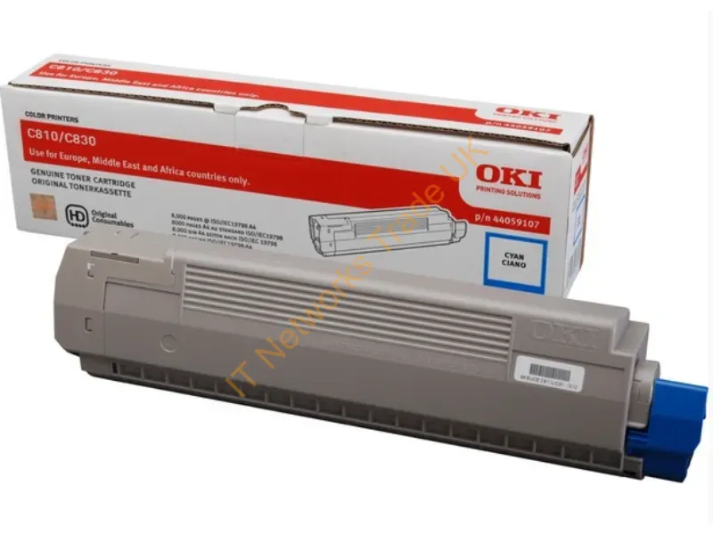 OKI 44059107 Toner cyan, 8K pages Accessory
