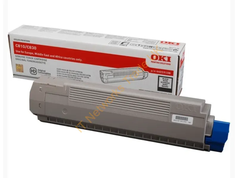 OKI 44059108 Toner black, 8K pages Accessory