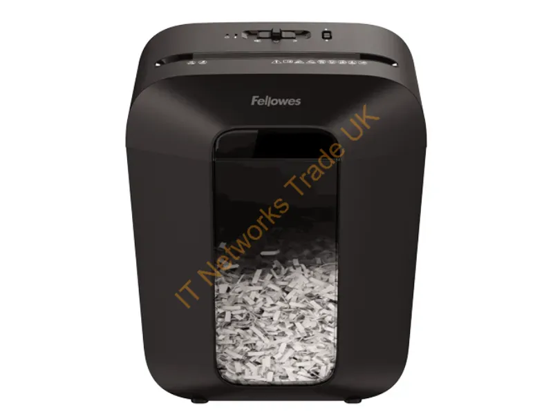 4406001 - Fellowes Powershred LX50 paper shredder Particle-cut shredding Black