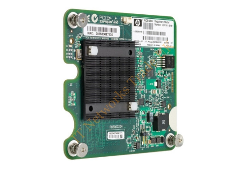 440939-001 HP NC512M PCI-Express Dual Port 10GbE Mezzanine Gigabit Ethernet Multifunction Server Adapter for HP ProLiant c-Class BladeSystem