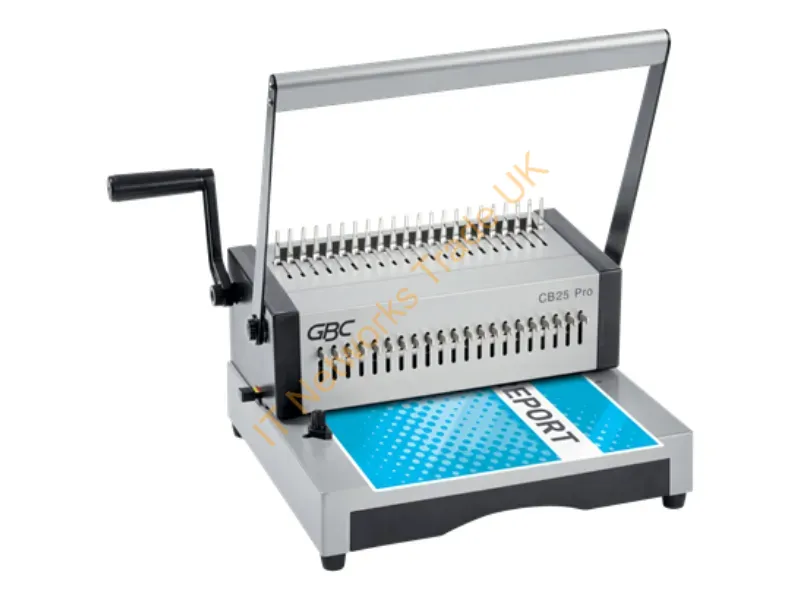 4410037 - GBC CB25 Pro Heavy Duty Manual Punch and Comb Binding Machine Capacity 500 A4 Sheets