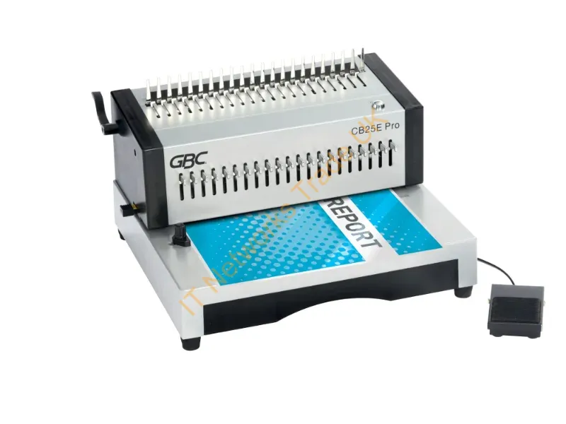 4410038 - GBC CB25E Pro Heavy Duty Electric Punch and Comb Binding Machine Capacity 500 A4 Sheets