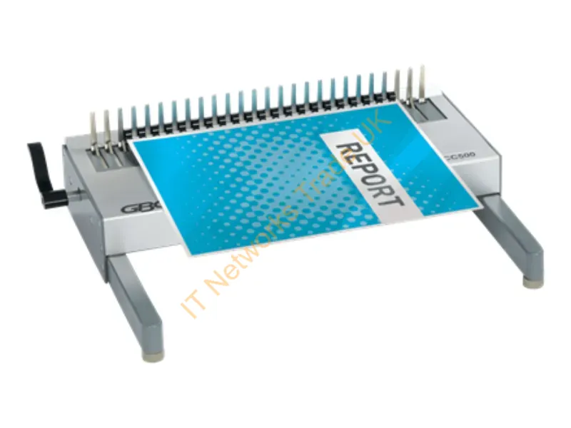 4410055 - GBC CC500 Manual Comb Closer Machine Capacity 500 A4 Sheets