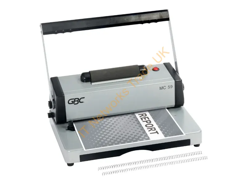 4410057 - GBC MC59 Coil Spiral Punch and Binding Machine Capacity 450 A4 Sheets