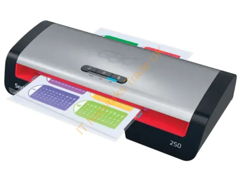 4410070UK - GBC 250 Hot laminator 500 mm/min Grey, Black