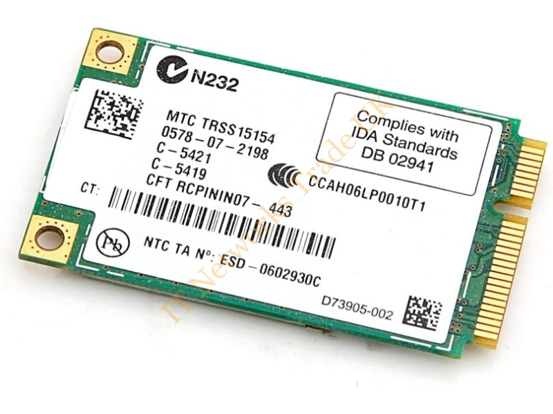 441086R-001 HP 4965AGN Mini PCI-Express 54G 802.11a/b/g/n High Speed Wireless LAN (WLAN) Network Interface Card Wireless LAN Card