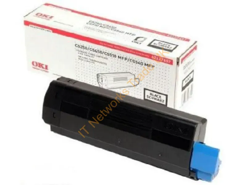 OKI 44318608 Toner black, 11K pages @ 5% coverage Accessory