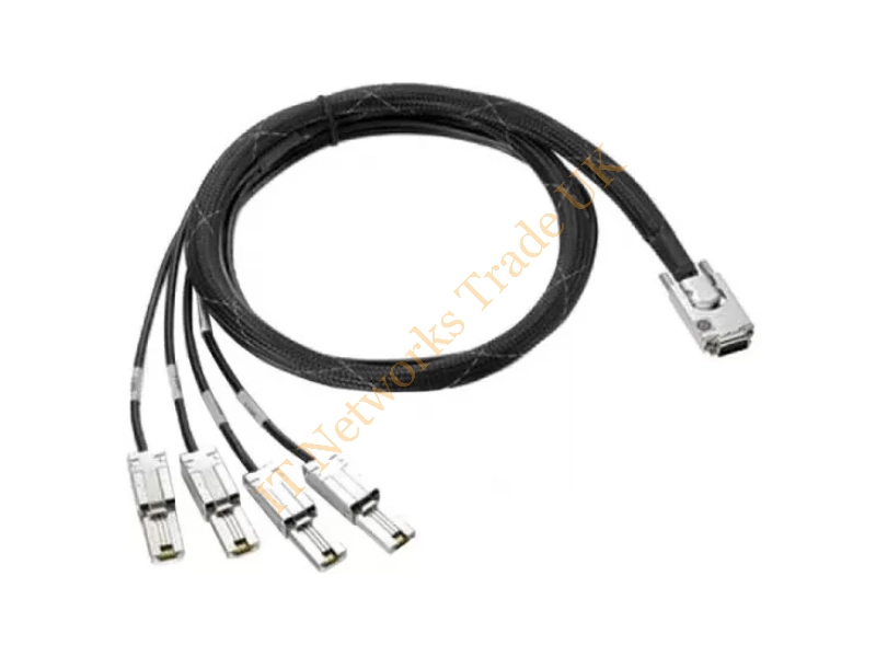 445892-001 HP 2M External SAS to Mini-SAS Fanout Cable Data Cable
