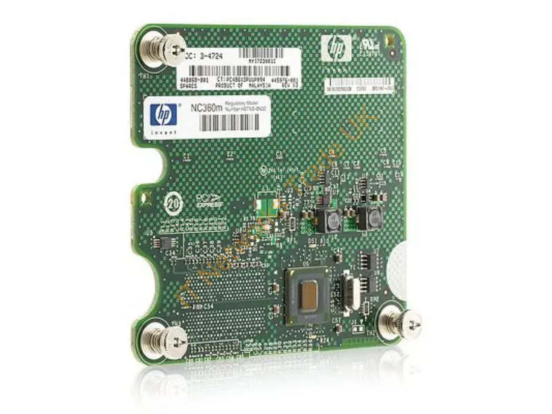 445978-B21 HP NC360M PCI-Express 1GbE 2-Port Mezzinine Fibre Channel Adapter Network Interface Card for c-Class BladeSystem