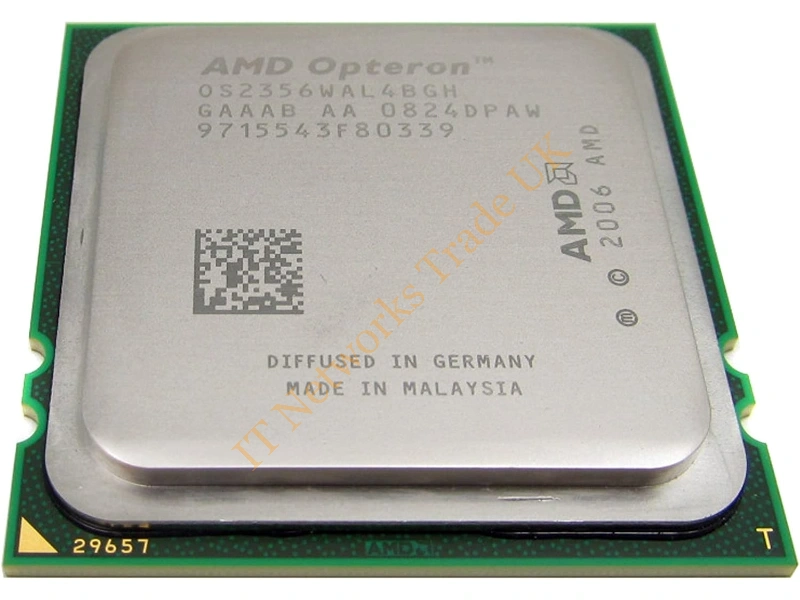 445981-L21 HP 2.30GHz 2MB L3 Cache Socket F AMD Opteron 2356 Quad-Core Retail Processor for ProLiant DL165 G5 Server