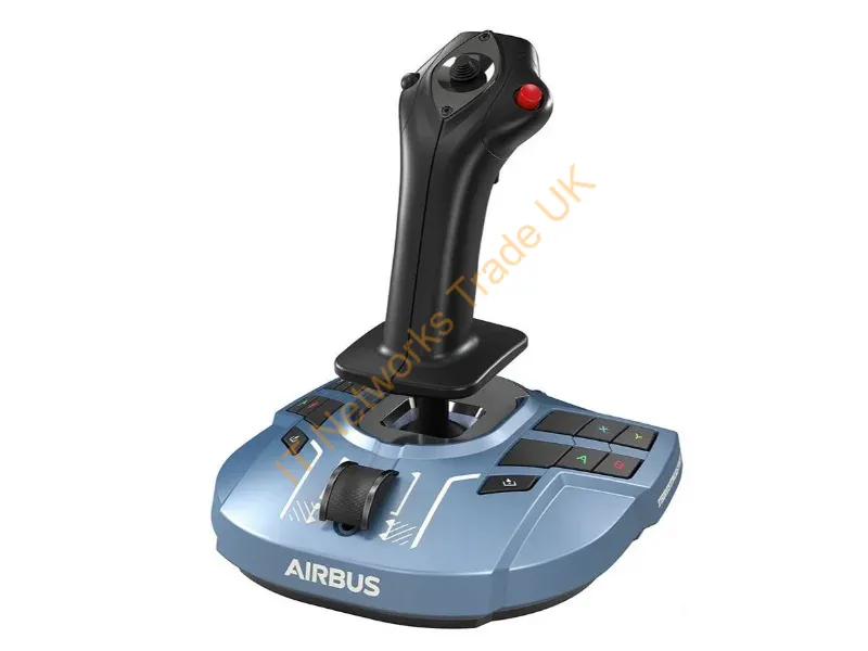 4460219 - Thrustmaster TCA Sidestick X Airbus Edition Black, Blue USB Flightstick Analogue / Digital PC, Xbox Series S, Xbox Series X